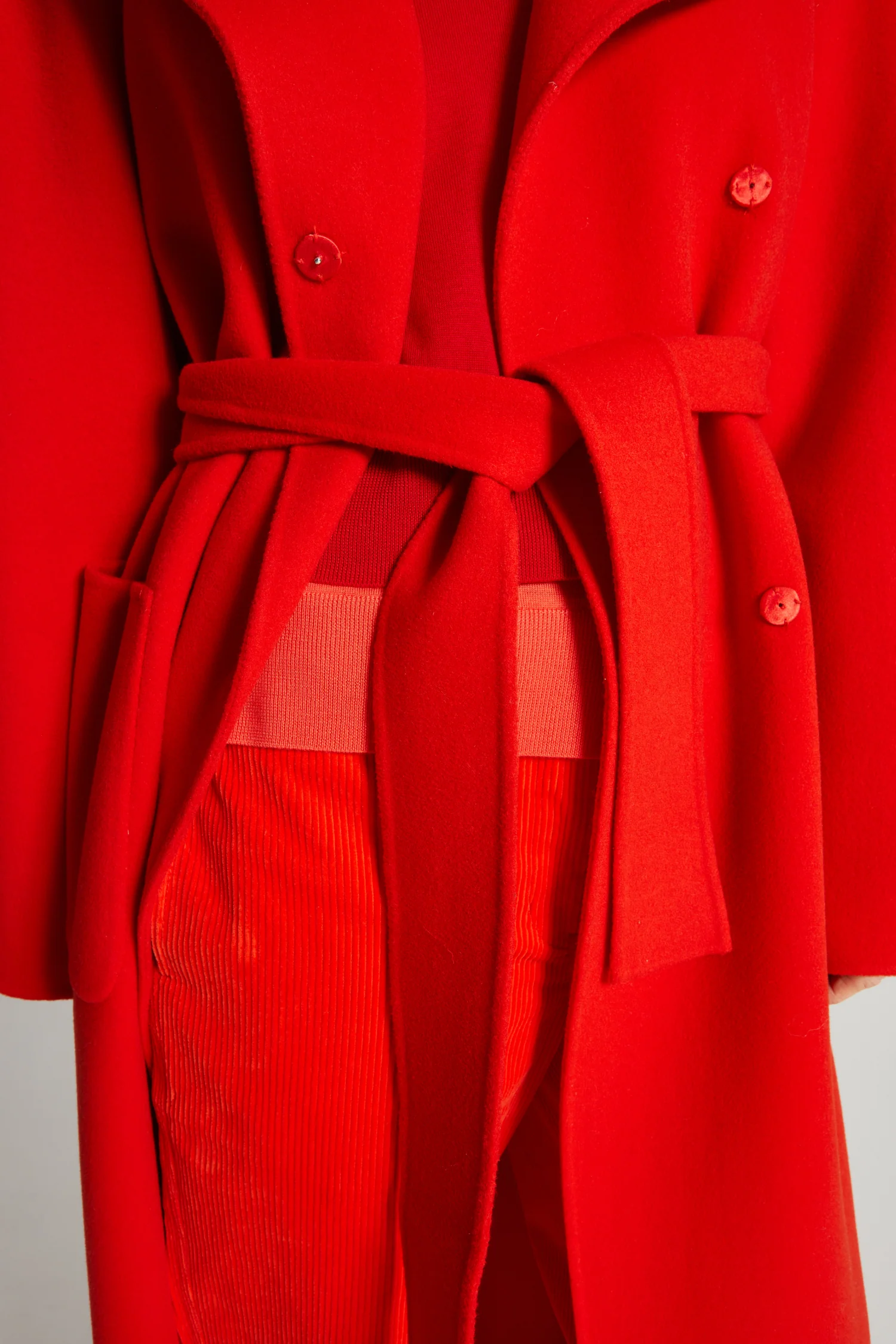 Aspen Wool Coat, Poppy Red 4 Aspen Wool Coat, Poppy Red