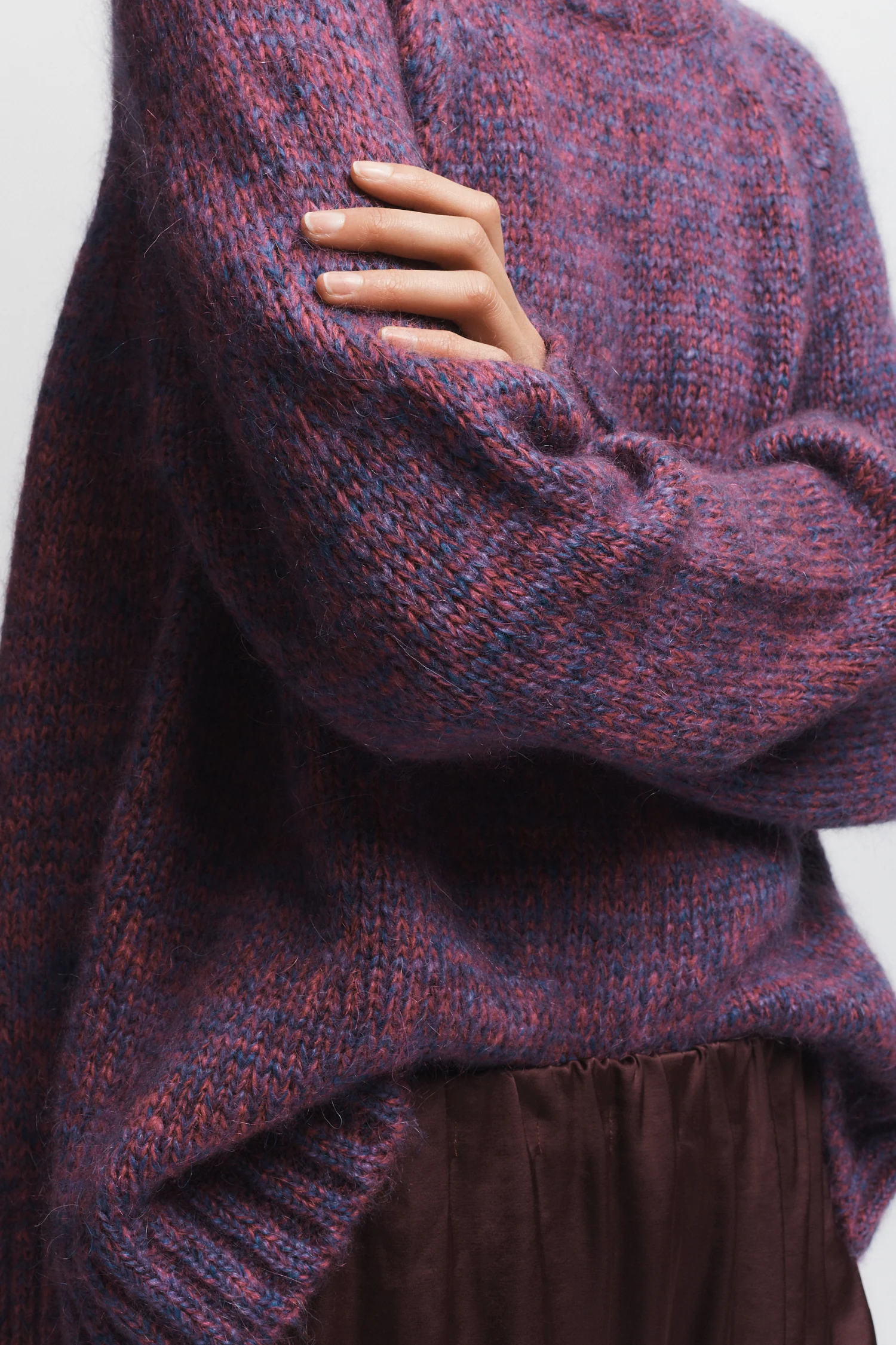 Aurora Sweater, Burgundy