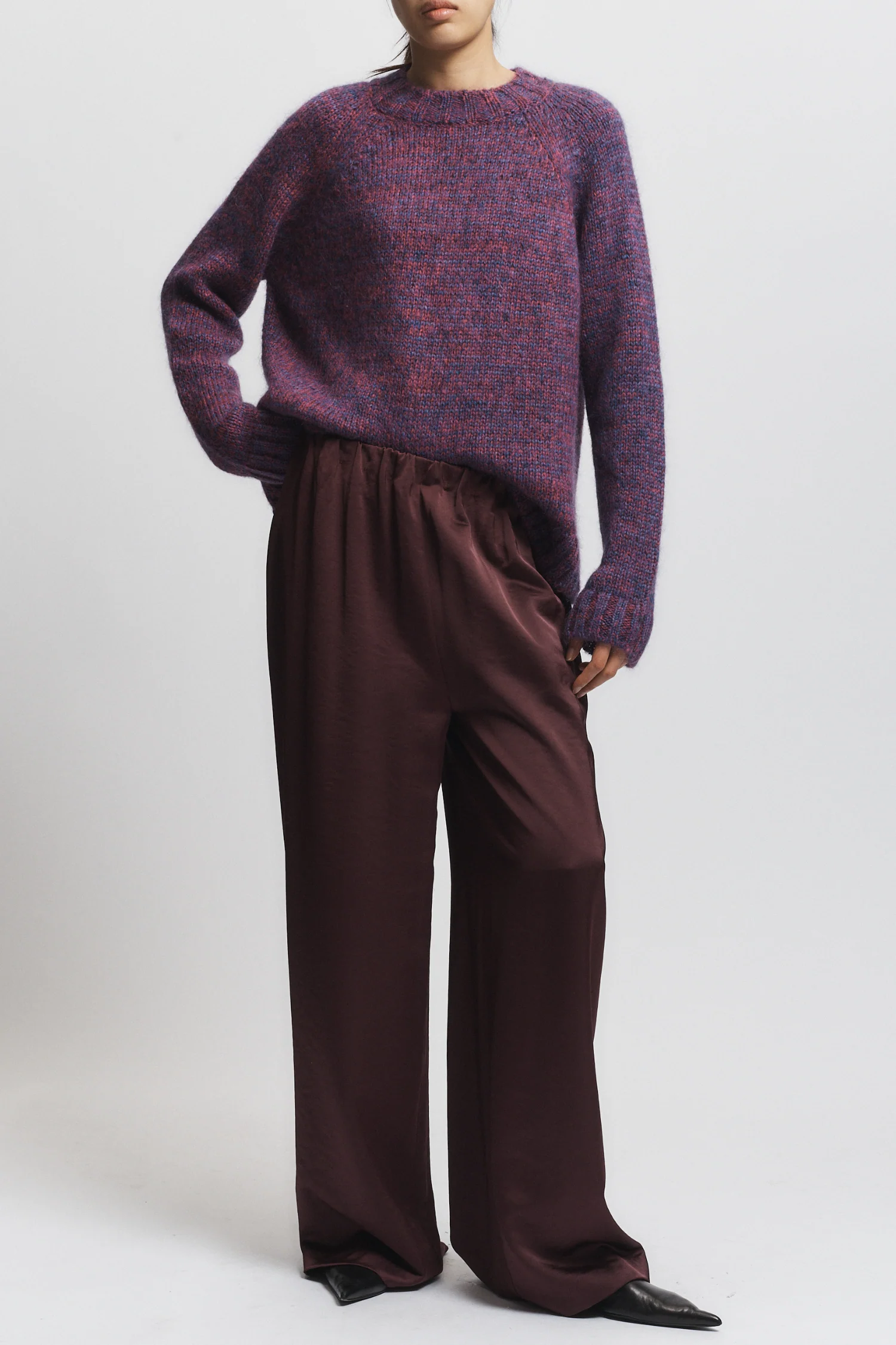 Aurora Sweater, Burgundy