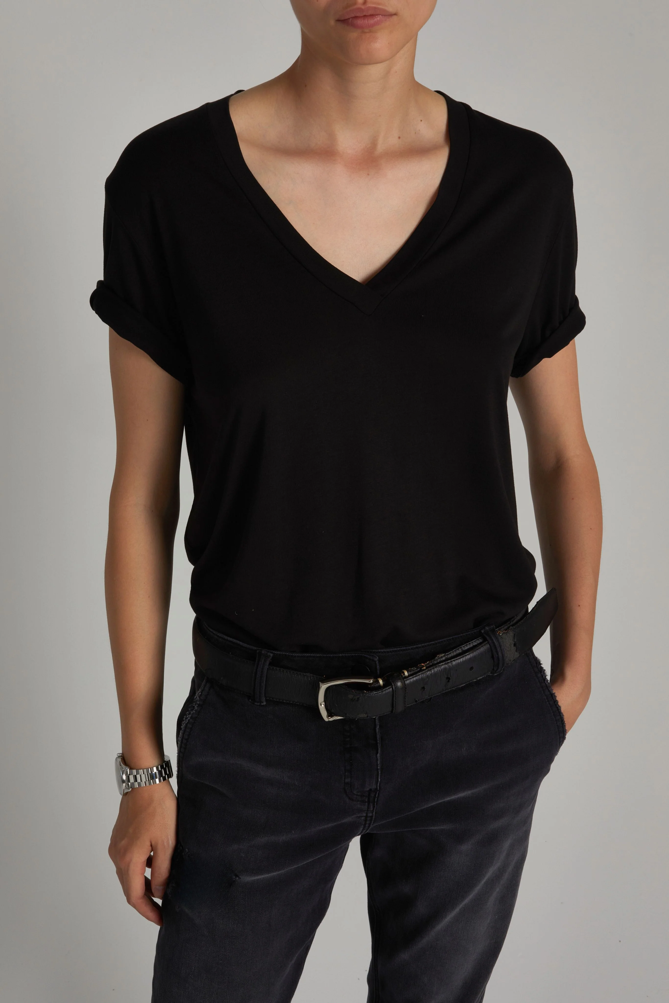 Beck V-Neck Jersey Tee