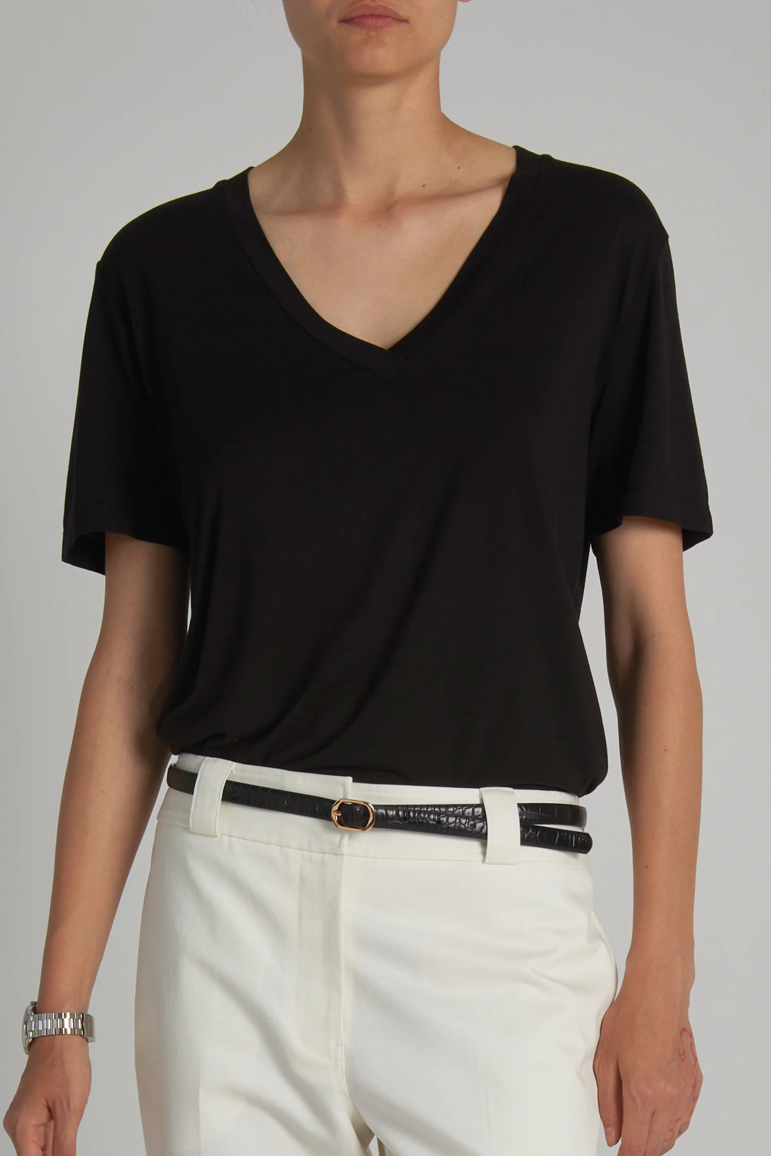 Beck V-Neck Jersey Tee 4 Beck V-Neck Jersey Tee