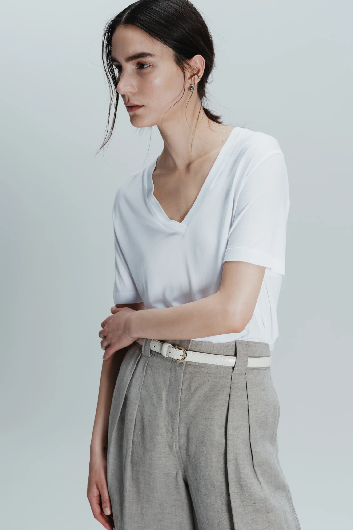 Beck V-Neck Jersey Tee 6 Beck V-Neck Jersey Tee