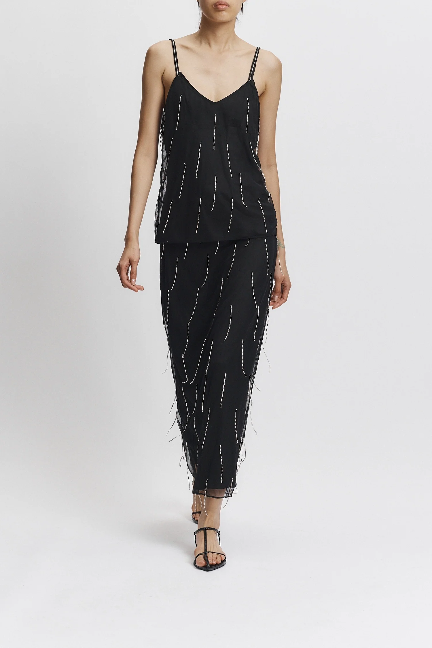 Billie Fringe Skirt, Black 3 Billie Fringe Skirt, Black