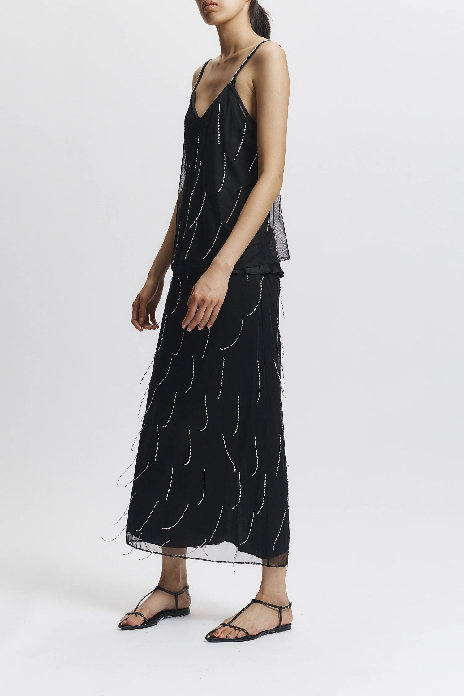 Billie Fringe Skirt, Black 6 Billie Fringe Skirt, Black