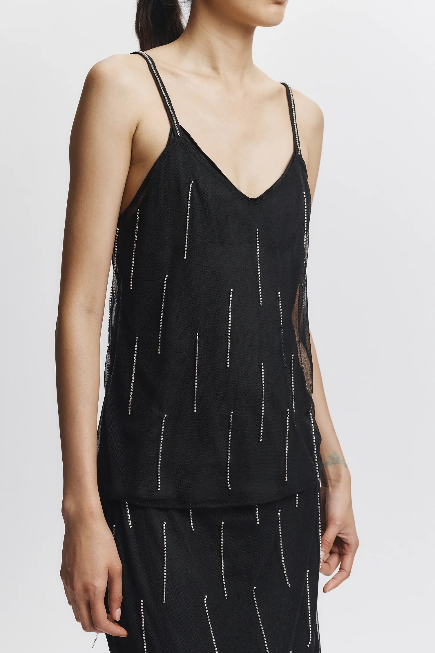 Brixton Fringe Cami, Black 3 Brixton Fringe Cami, Black