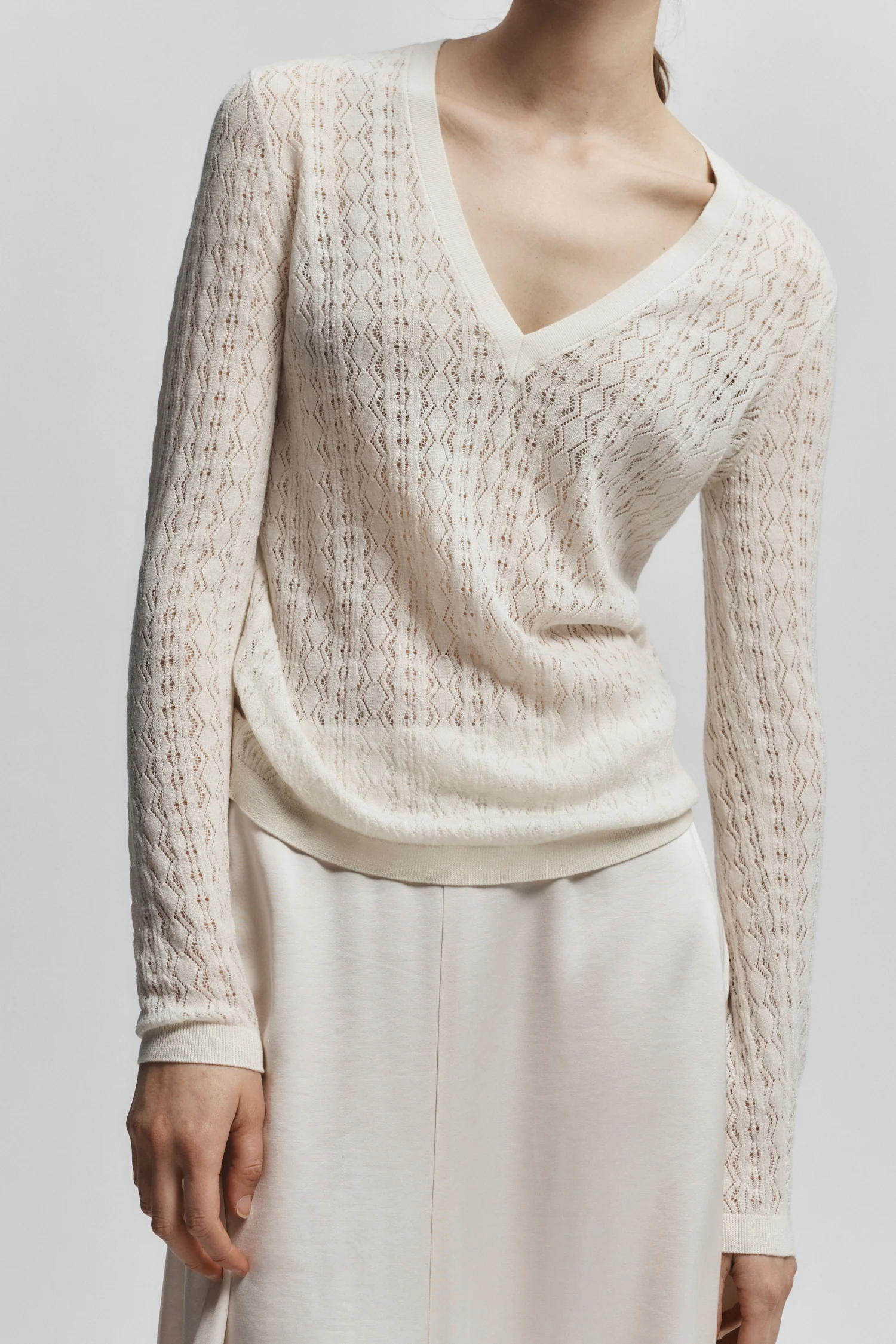 Frieda A-Line Skirt, Ivory