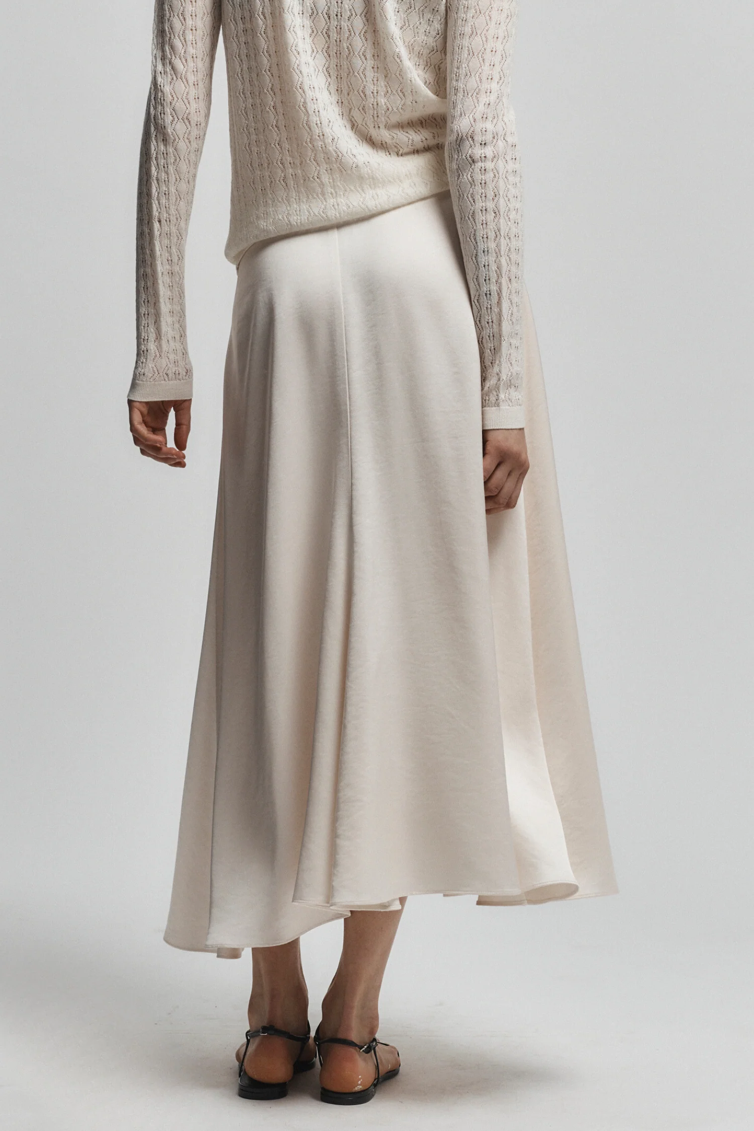 Frieda A-Line Skirt, Ivory 5 Frieda A-Line Skirt, Ivory
