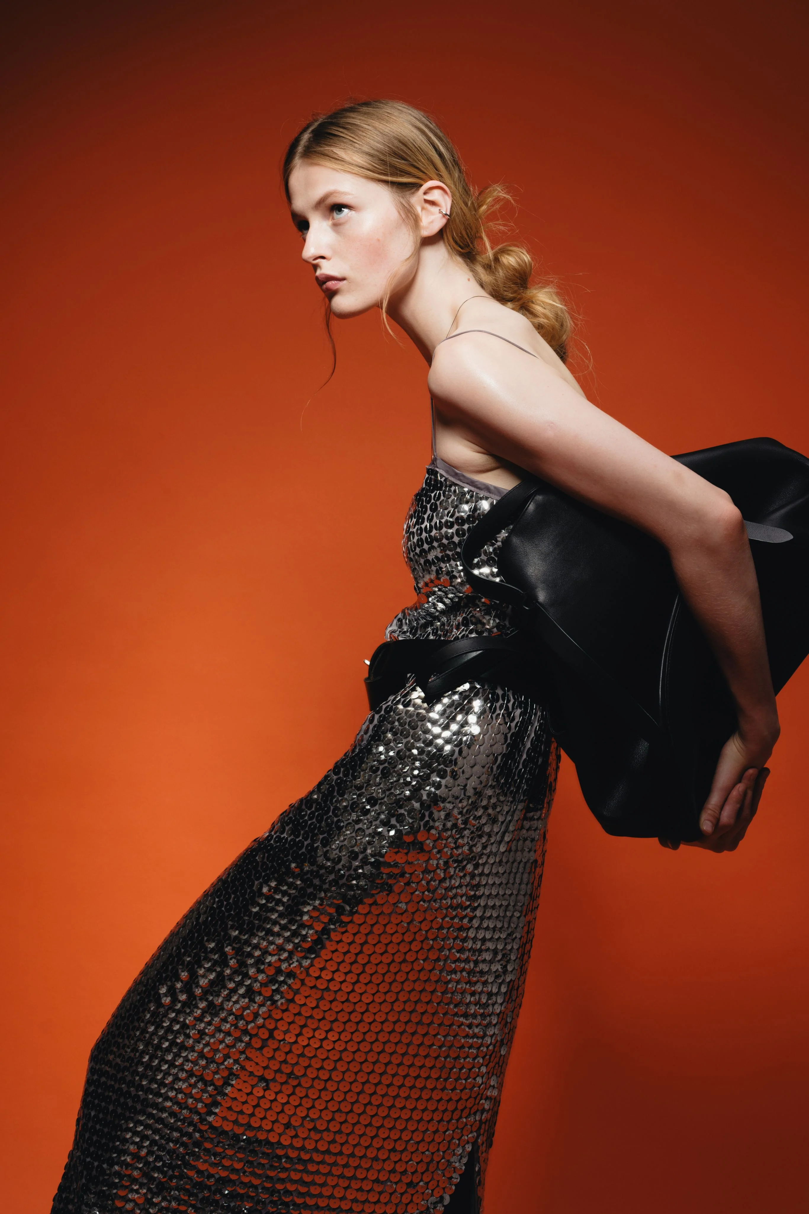 Chloe Disk Dress, Silver 3 Chloe Disk Dress, Silver